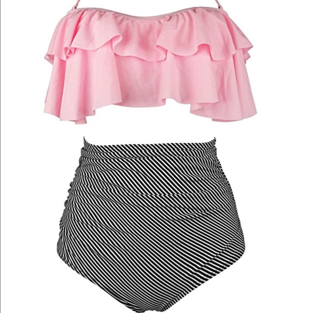 Women's Retro High Waist Bikini Swimsuit